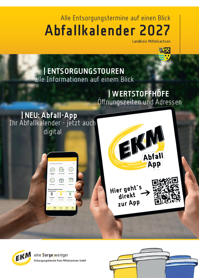 Letzte Printausgabe des Abfallkalenders geht in die Verteilung | ekm ...