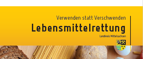 Flyer Lebensmittelverschwendung: Tipps zur richtigen Verwertung von Lebensmittel und gegen die Lebensmittelverschwendung