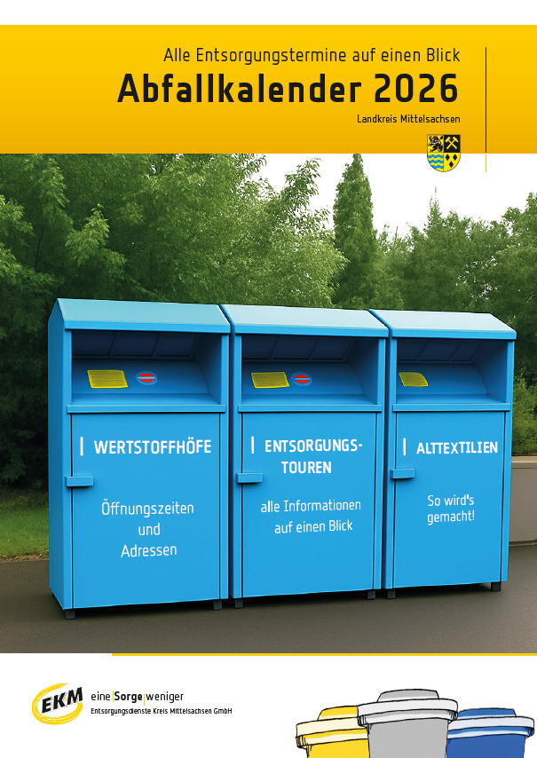 Abfallkalender 2026 werden verteilt